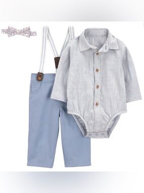 Carter's Child of Mine Baby Boy Outfit Set, 3-Piece